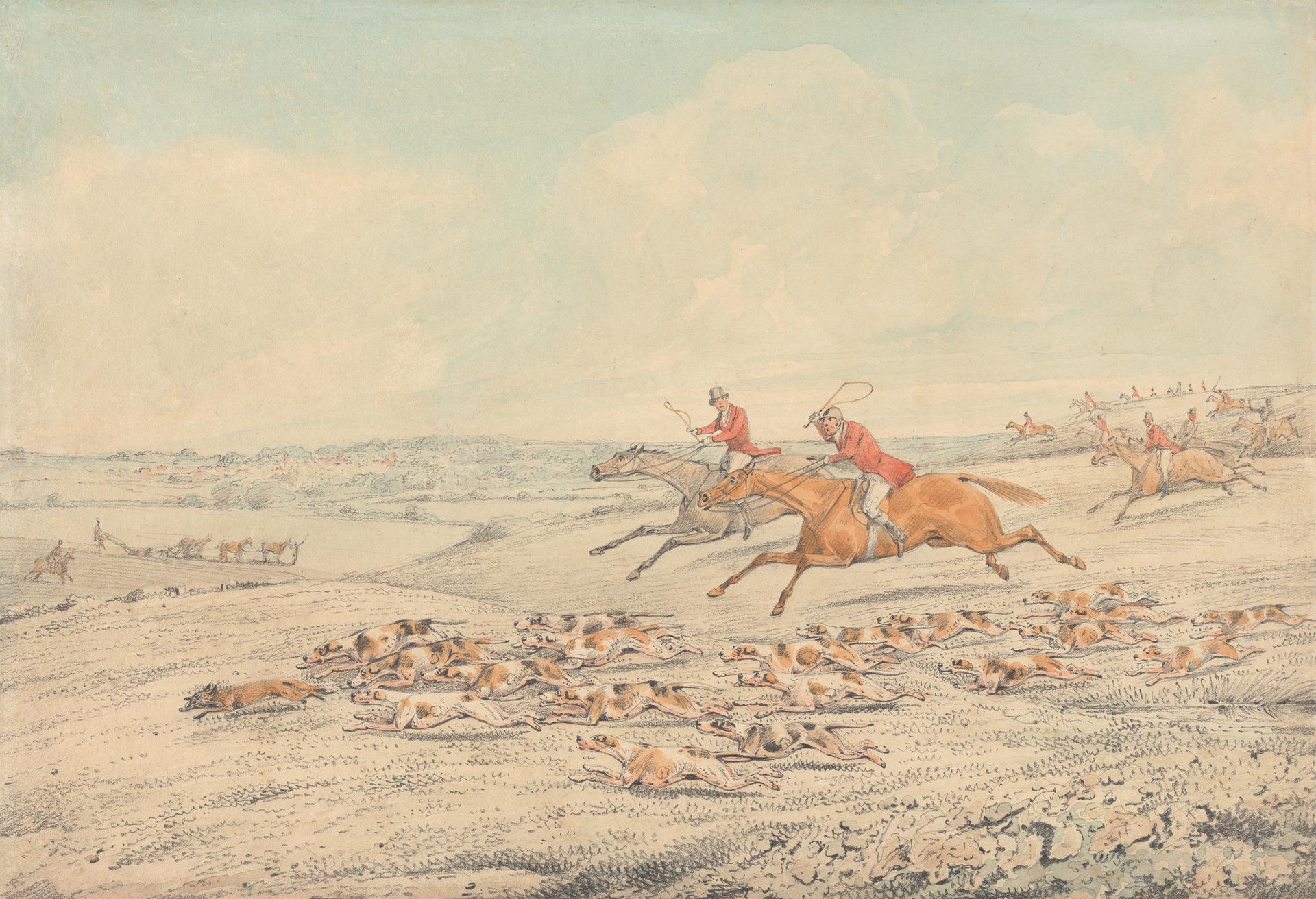 Hounds in Full Cry - Henry Thomas Alken
