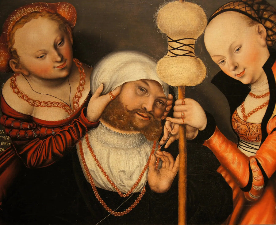 Ercole e Omfale - Lucas Cranach il Vecchio