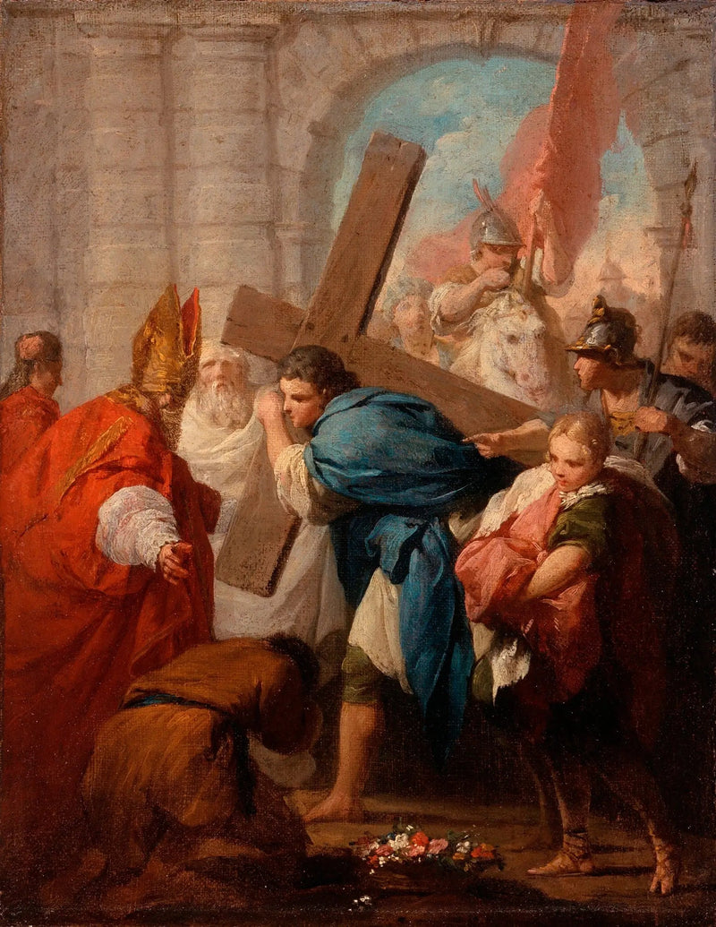 Héraclius portant la croce - Pierre Subleyras
