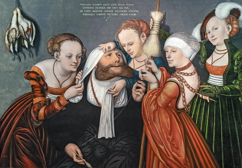 Ercole alla corte di Omfale - Lucas Cranach il Vecchio