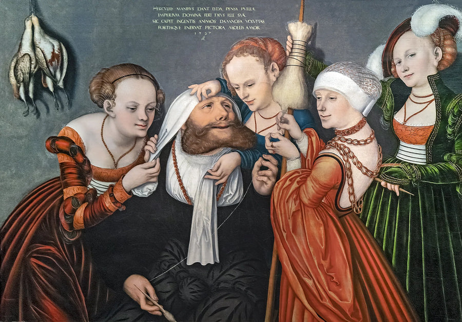 Ercole alla corte di Omfale - Lucas Cranach il Vecchio