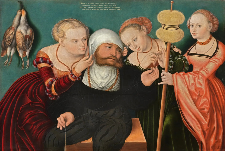 Ercole alla Corte di Omfale - Lucas Cranach il Vecchio