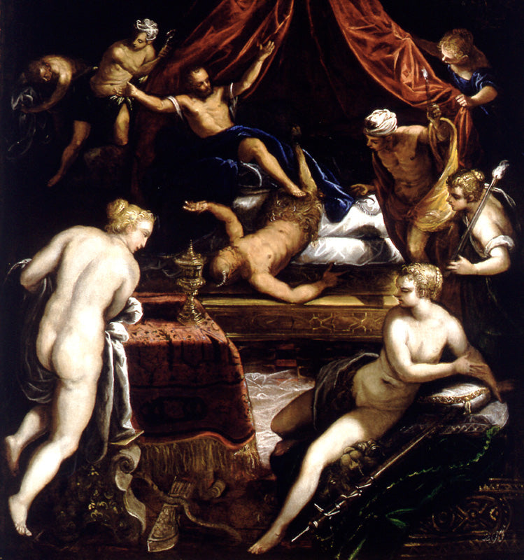 Ercole che caccia il Fauno - Jacopo Tintoretto