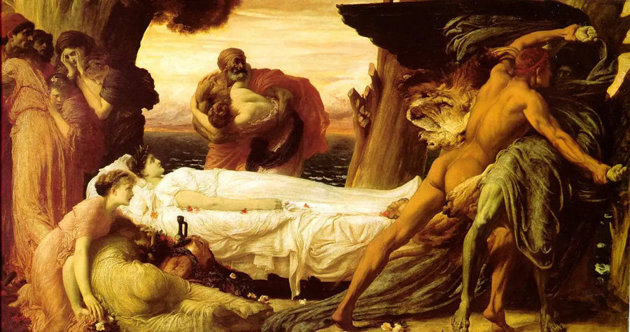 Ercole che combatte la morte per salvare Alceste - Frederic Leighton