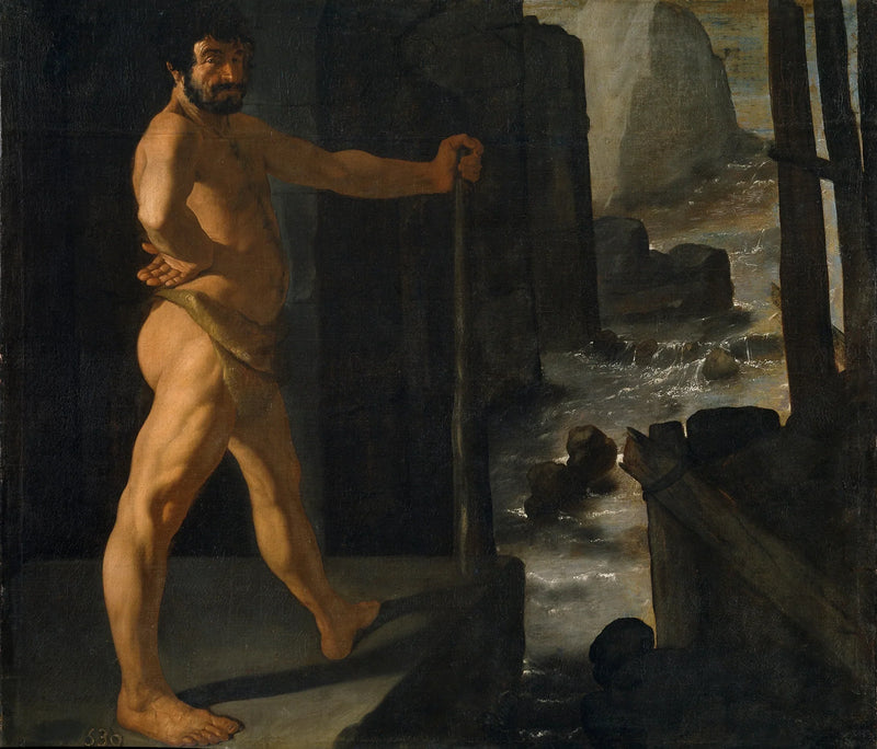 Ercole che devia il corso del fiume Alfeo - Francisco de Zurbarán