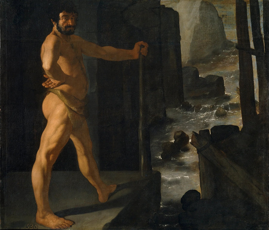 Ercole che devia il corso del fiume Alfeo - Francisco de Zurbarán