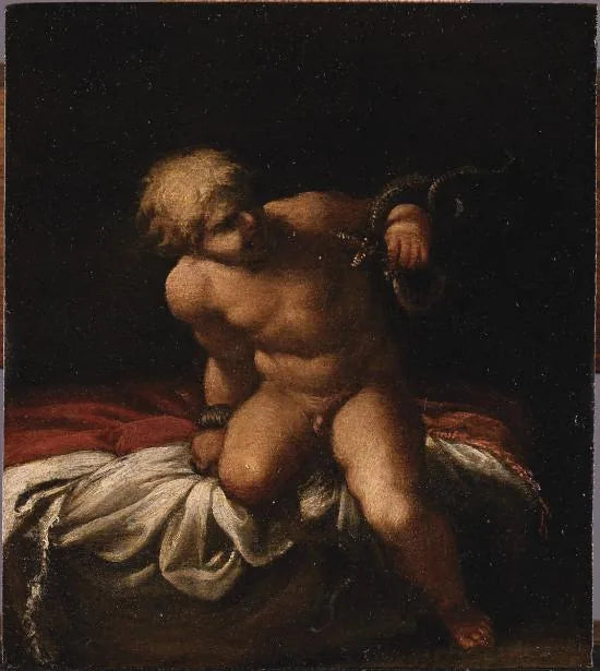 Ercole bambino che soffoca i serpenti - Annibale Carracci