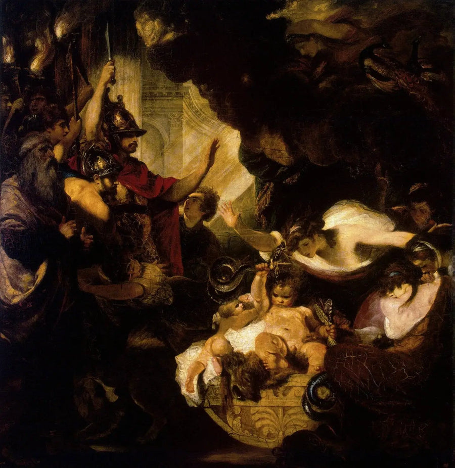 Ercole bambino strangolando i serpenti - Joshua Reynolds