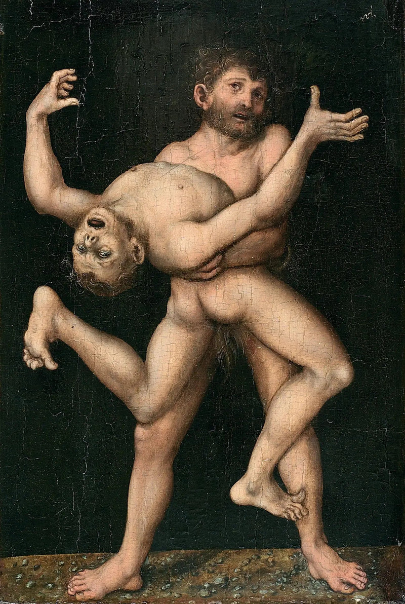 Ercole e Antèo - Lucas Cranach il Vecchio