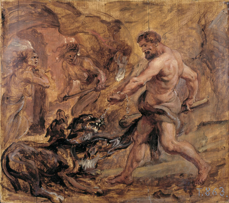 Ercole e Cerbero - Peter Paul Rubens