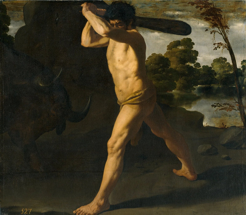 Ercole e il toro cretese - Francisco de Zurbarán
