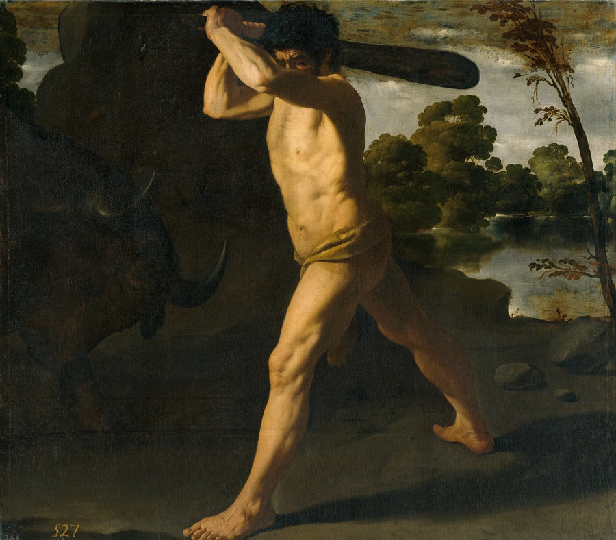 Ercole e il toro cretese - Francisco de Zurbarán