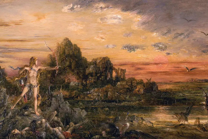 Ercole e gli uccelli del lago Stinfalo - Gustave Moreau