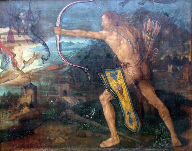 Ercole che uccide gli uccelli del lago Stinfalo - Albrecht Dürer