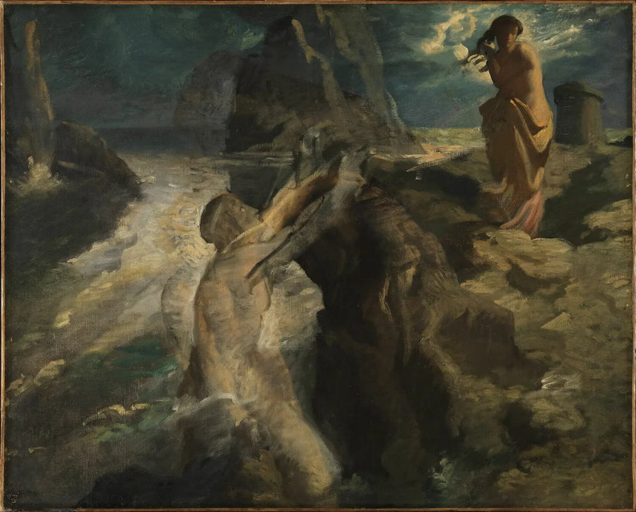 Eroe e Leandro - Théodore Chassériau