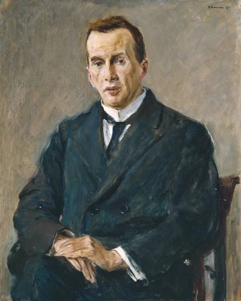 Ritratto di uomo Professore Cassirer - Max Liebermann