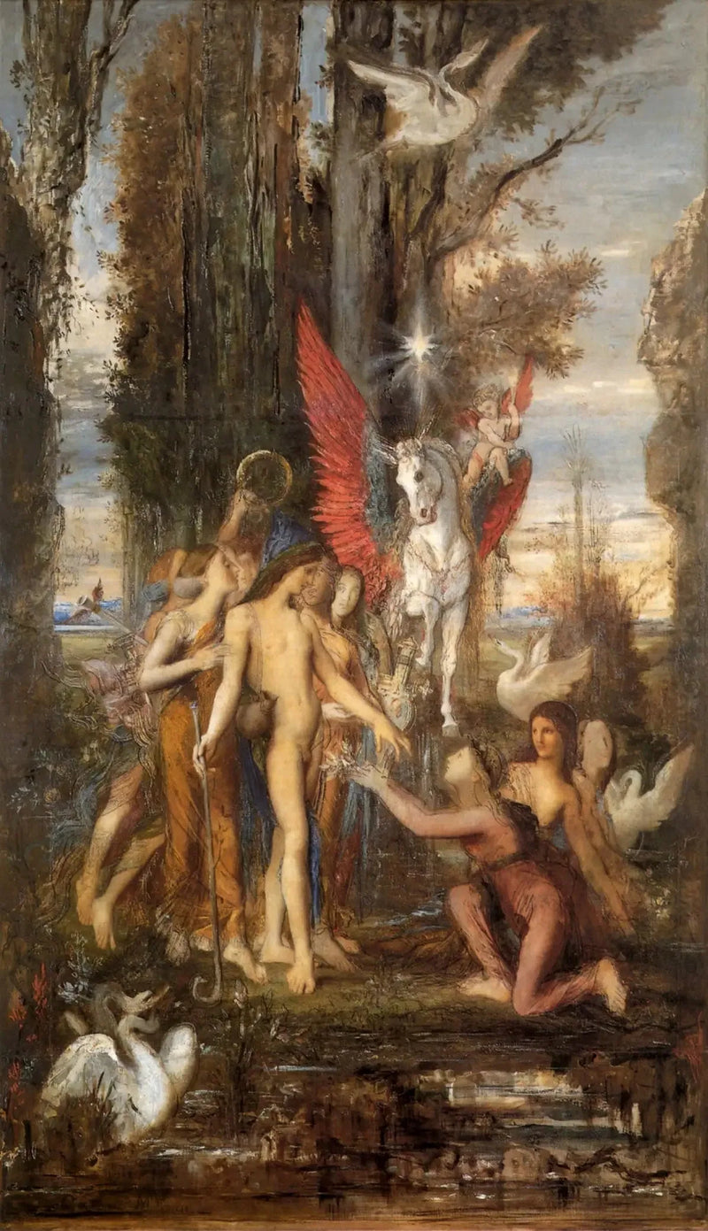 Esiodo e le Muse - Gustave Moreau