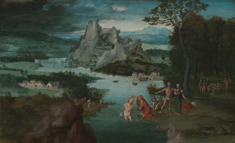 Het doopsel van Christus - Joachim Patinier