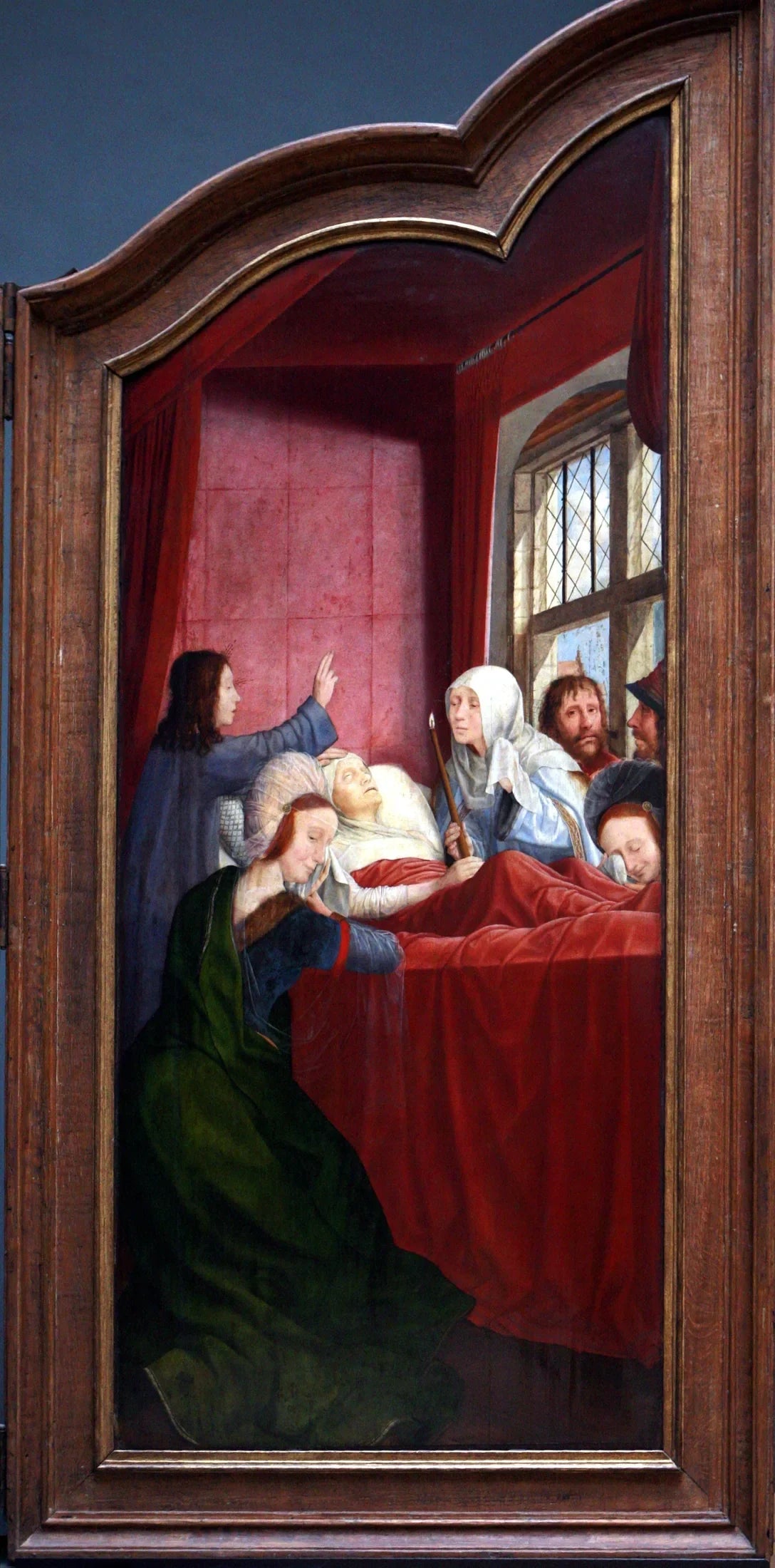 Het sterfbed van de H. Anna - Quentin Metsys image 1 tableau peint à l’huile sur toile