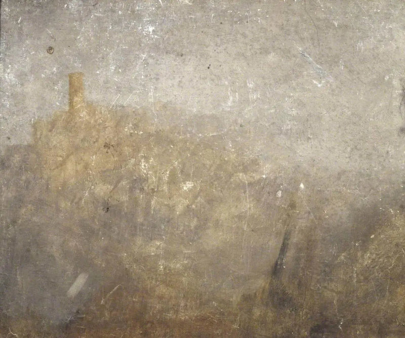 Paesaggio collinare con torre - J. M. W. Turner