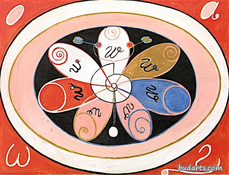 Évolution, n° 15, Groupe VI, peinture de Hilma af Klint