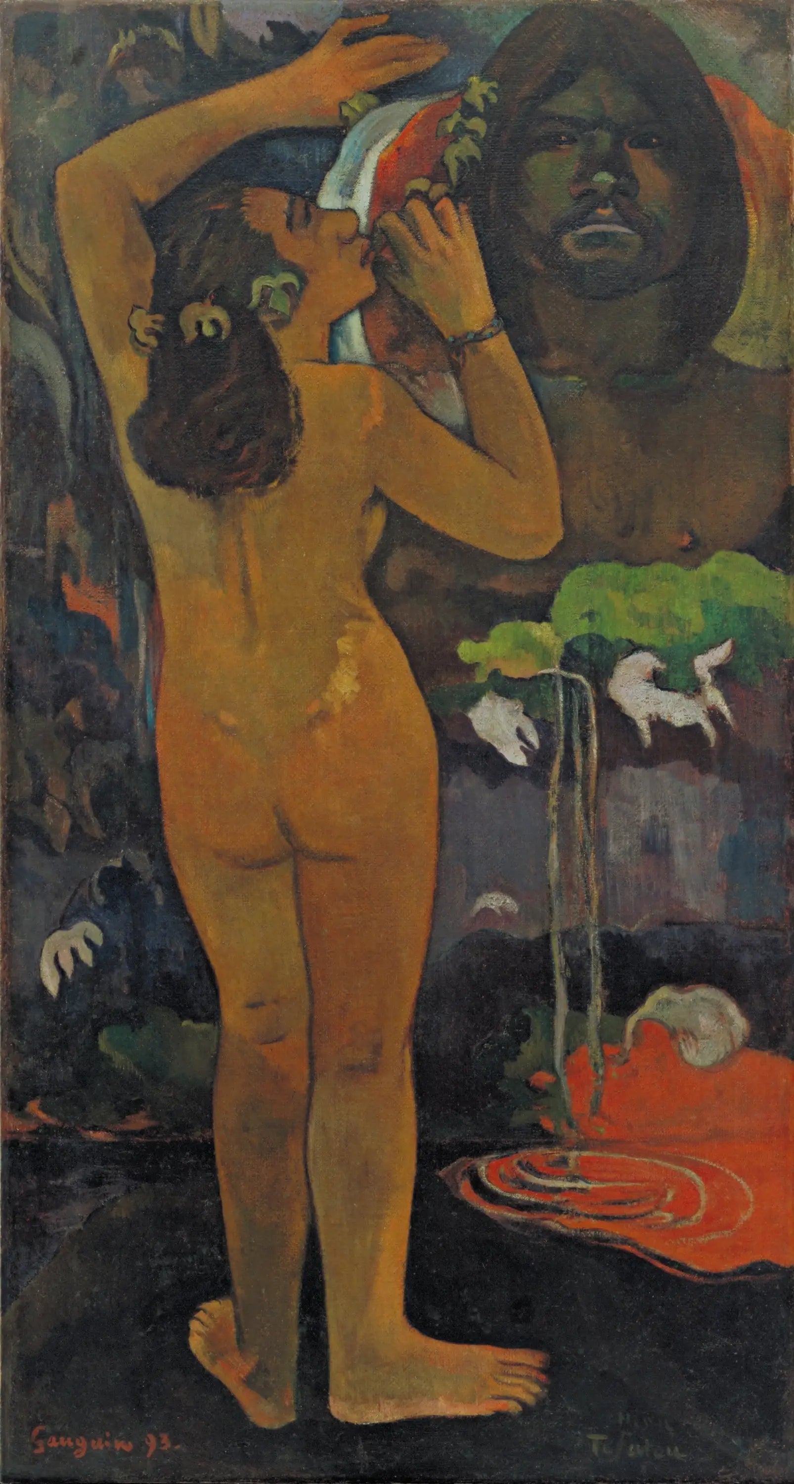 Reproduction du tableau « Hina Tefatou - Paul Gauguin » par Alpha Reproduction en peinture à l’huile