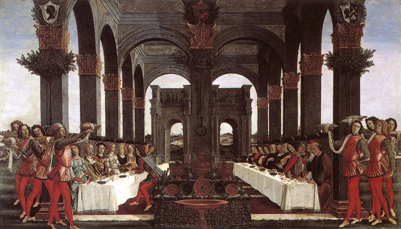 Storia di Nastagio degli Onesti, quarto episodio - Sandro Botticelli