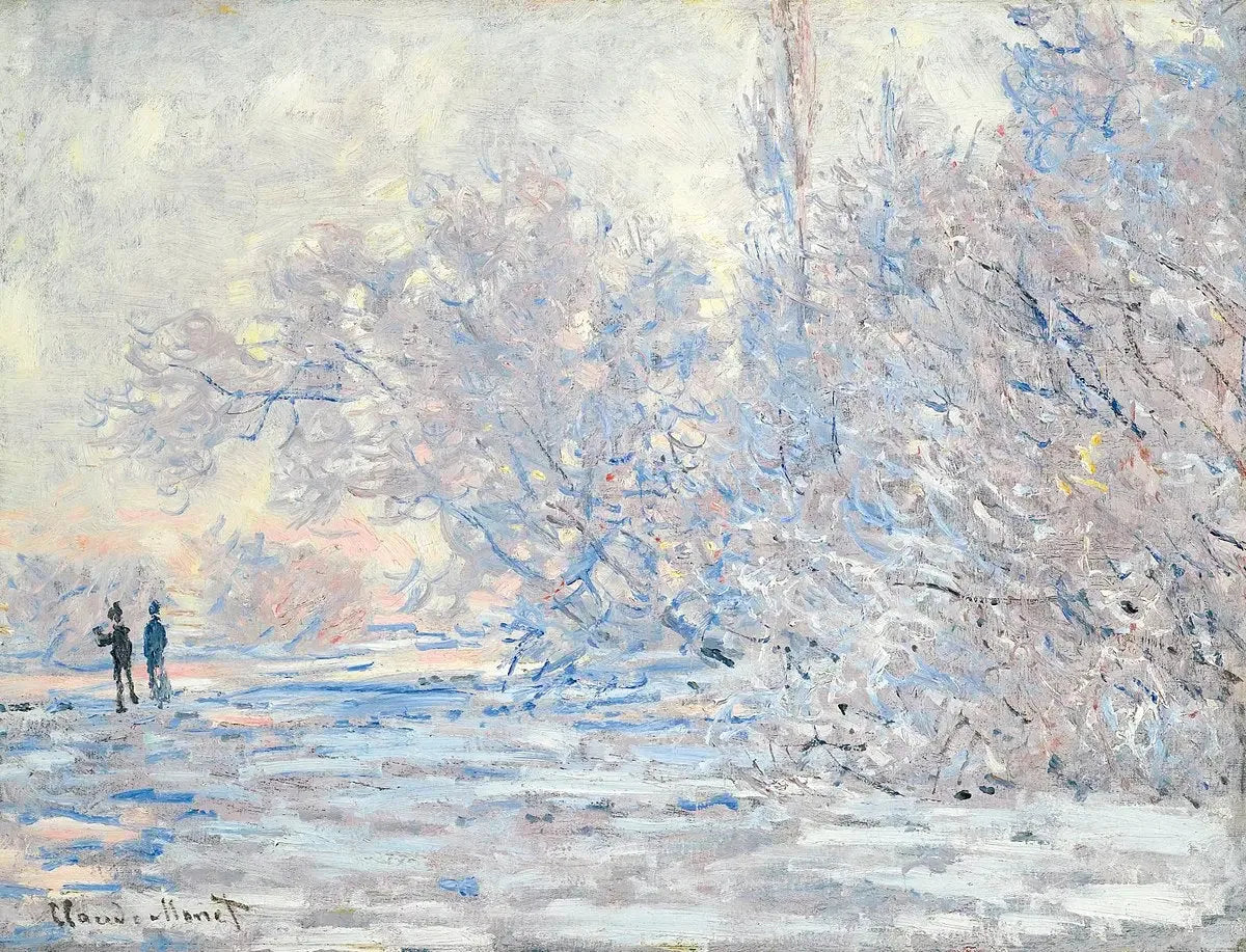 Hiver à Giverny - Claude Monet image 1 reproduction réalisée par Alpha Reproduction