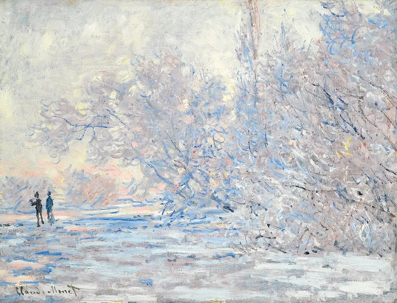 Inverno a Giverny - Claude Monet