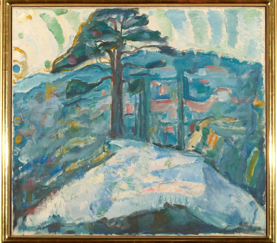 Inverno a Kragerø - Edvard Munch