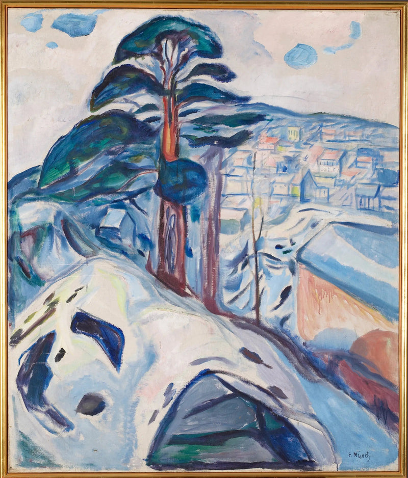Inverno a Kragerø - Edvard Munch