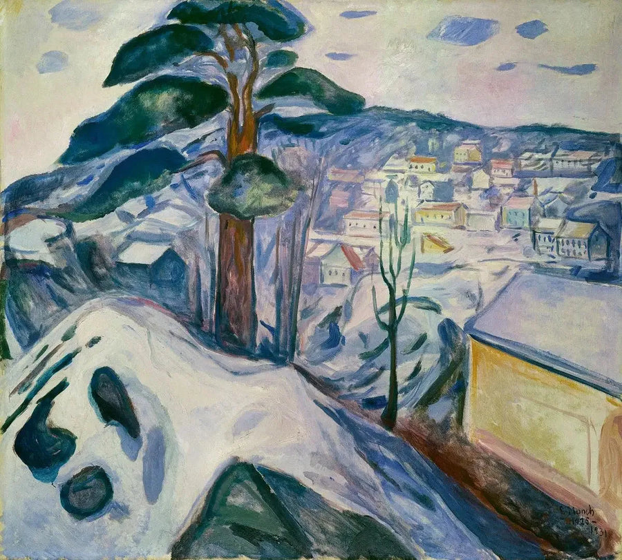 Inverno a Kragerø - Edvard Munch