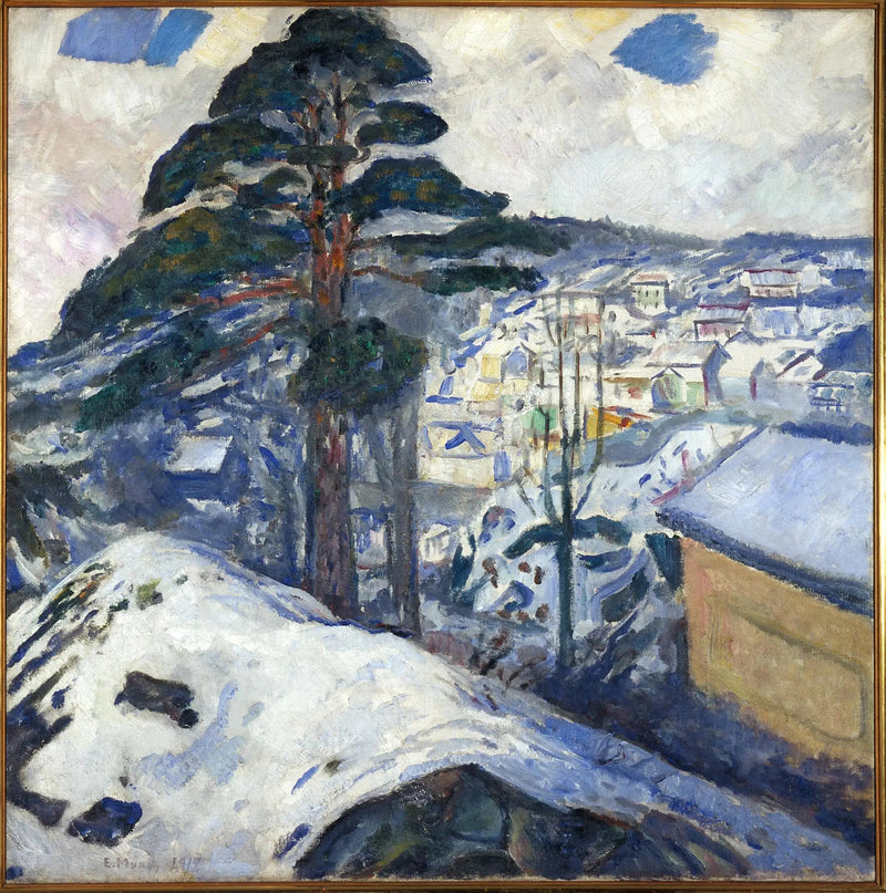 Inverno a Kragerø - Edvard Munch