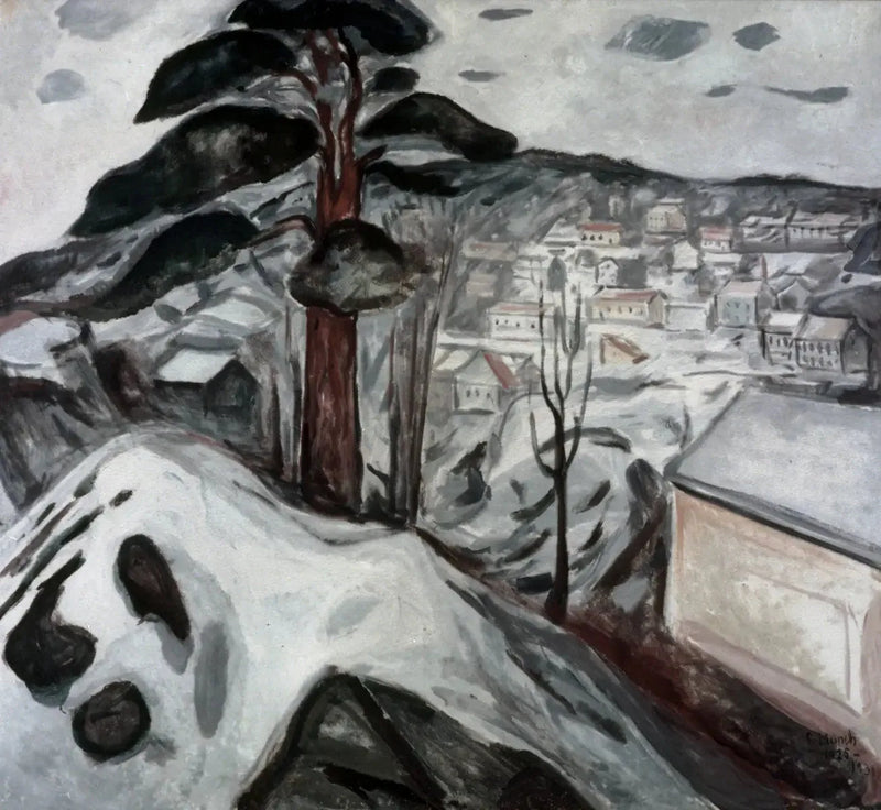 Inverno a Kragerø - Edvard Munch