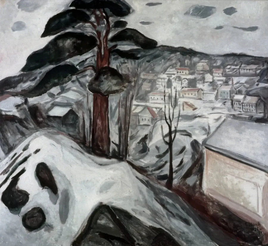 Inverno a Kragerø - Edvard Munch