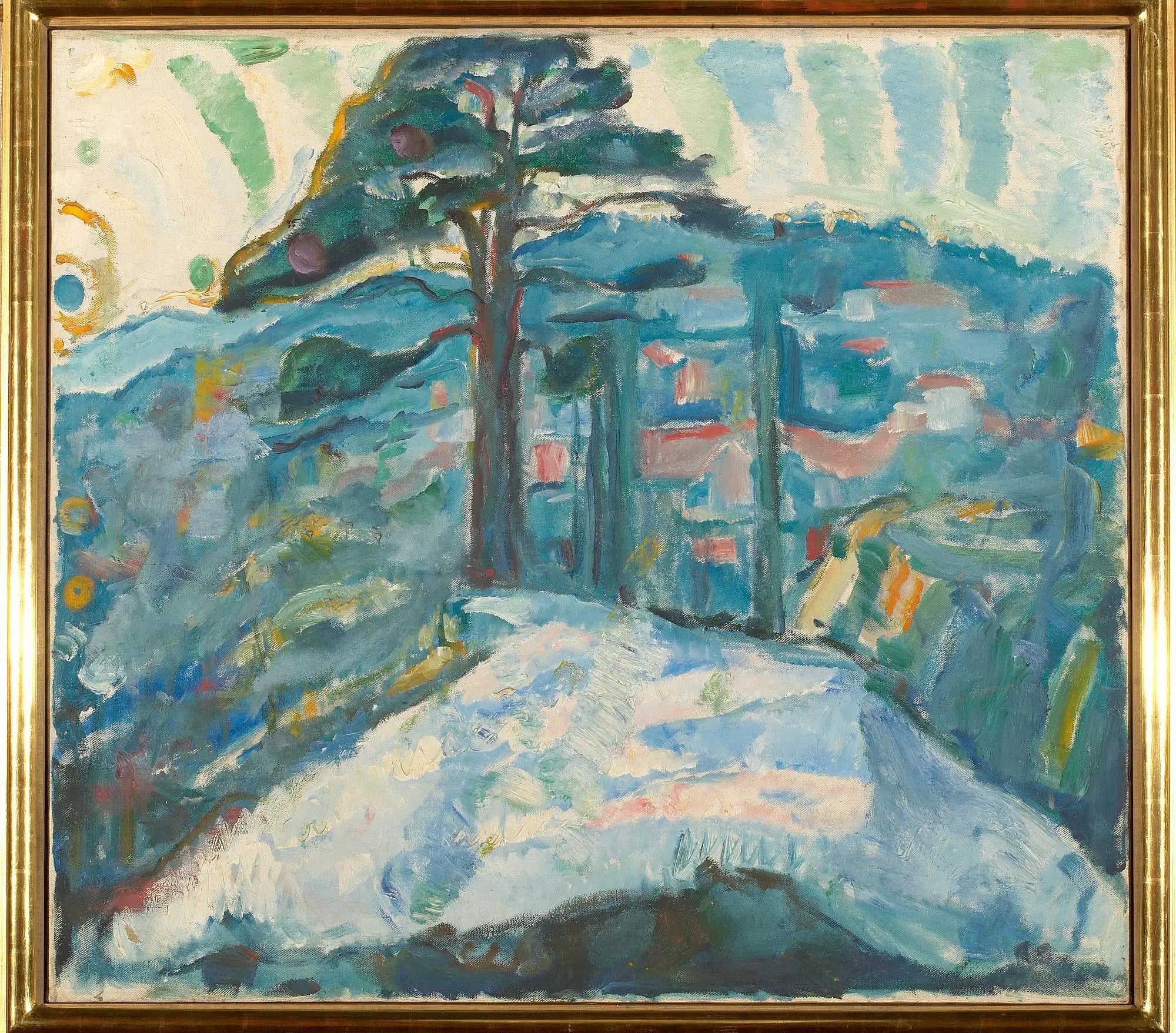 Reproduction du tableau « Hiver à Kragerø - Edvard Munch » par Alpha Reproduction en peinture à l’huile