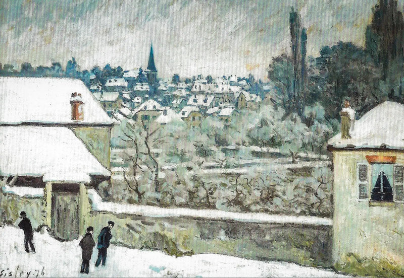 Inverno a Louveciennes - Alfred Sisley