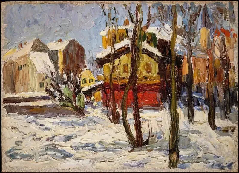 Inverno a Schwabing - Vassily Kandinsky