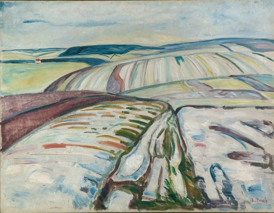 Inverno. Elgersburg - Edvard Munch