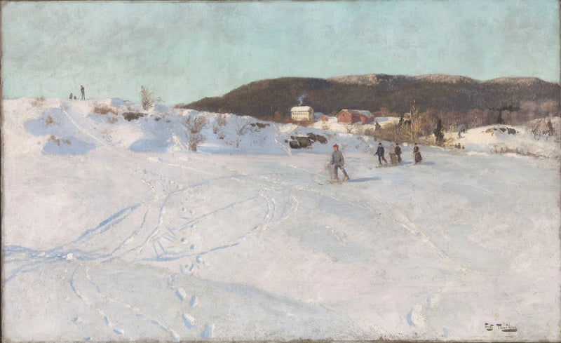 Inverno in Norvegia - Frits Thaulow