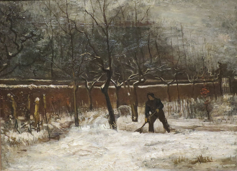 Inverno (Il giardino del presbiterio sotto la neve) - Vincent van Gogh