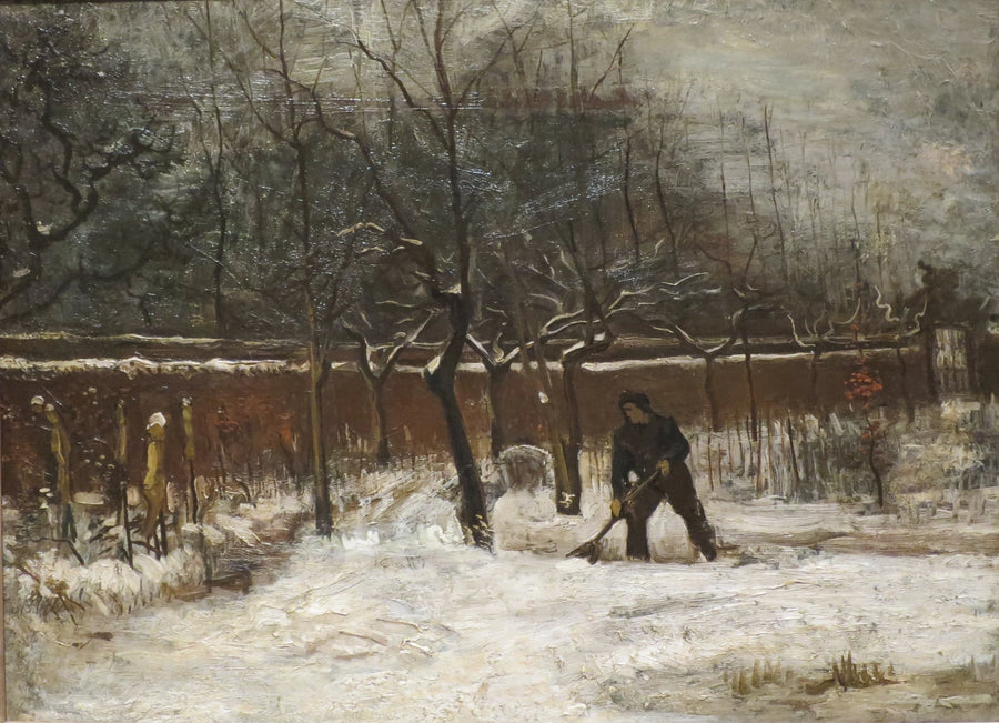 Inverno (Il giardino del presbiterio sotto la neve) - Vincent van Gogh