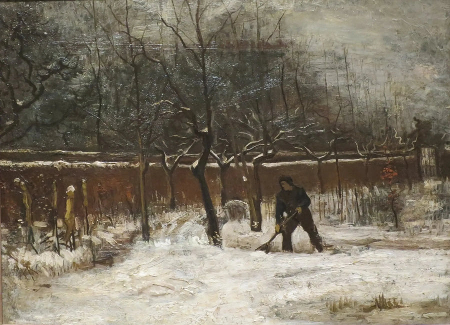Inverno (Il giardino del presbiterio sotto la neve) - Vincent van Gogh