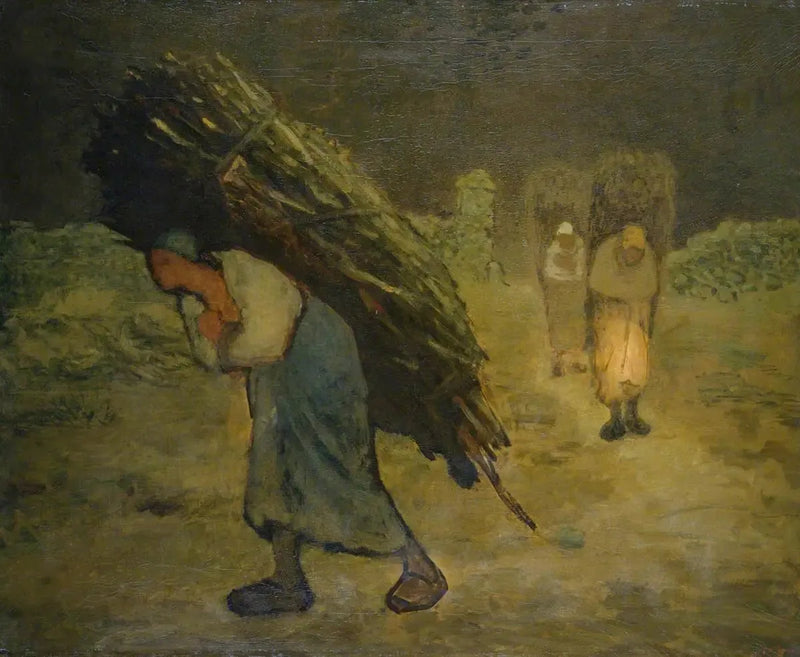 Inverno, i raccoglitori di pedé - Jean-François Millet