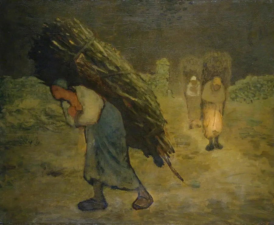 Inverno, i raccoglitori di pedé - Jean-François Millet