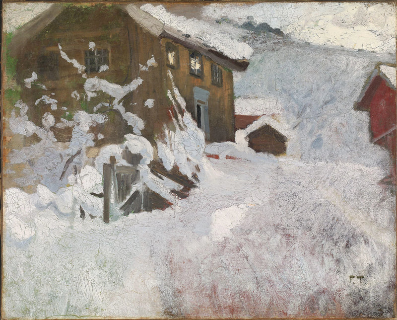 Inverno norvegese - Frits Thaulow