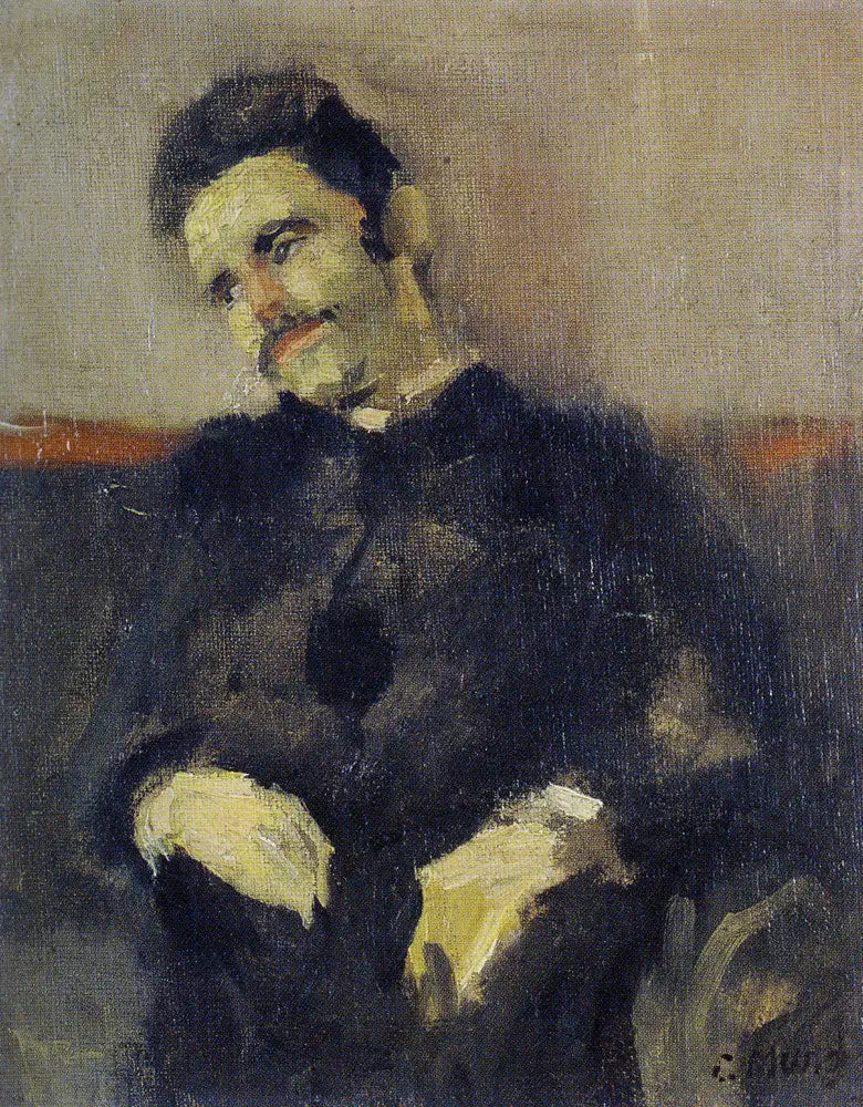 Reproduction du tableau « Hjalmar Borgstrøm - Edvard Munch » par Alpha Reproduction en peinture à l’huile