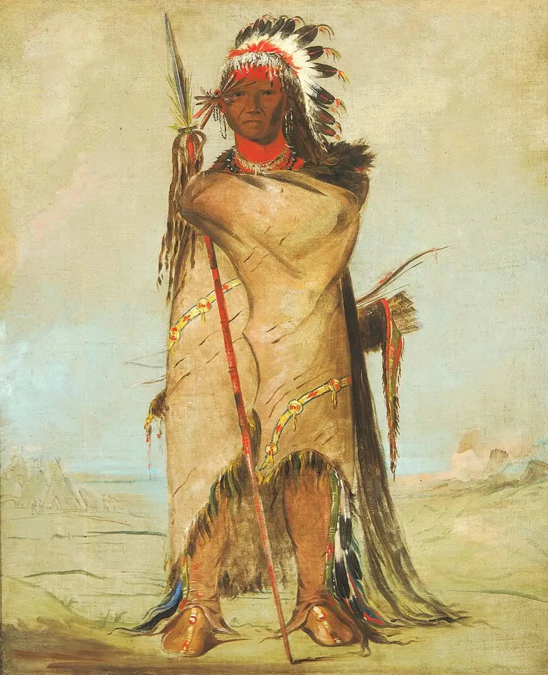 Hó-ra-tó-a, un coraggioso - George Catlin
