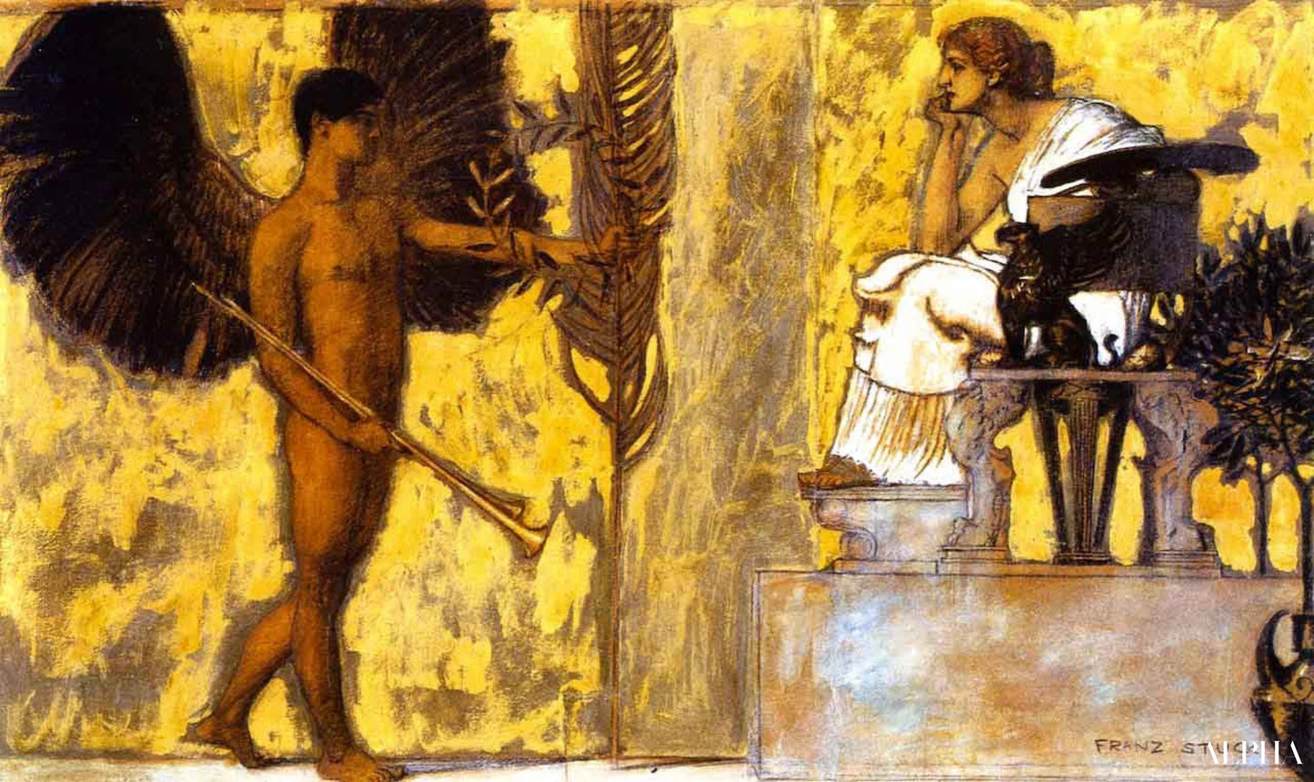 Omaggio alla Pittura - Franz Von Stuck Riproduzioni di dipinti a olio