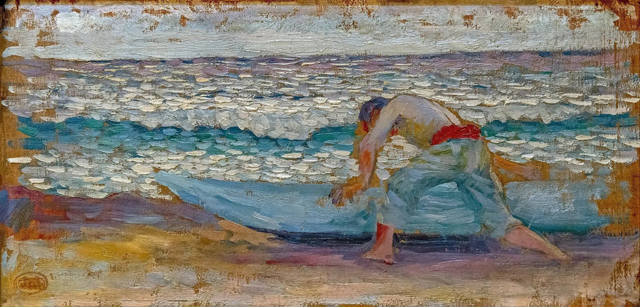 Uomo con la barca - Henri-Edmond Cross